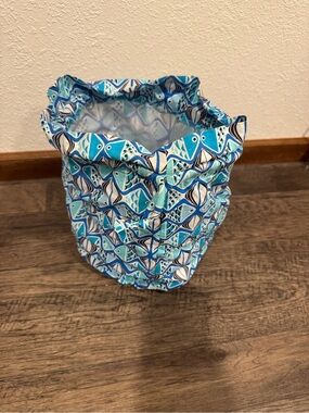 Vera Bradley Fish makeup travel Drawstring Bag